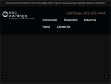 Tablet Screenshot of dacawnings.com